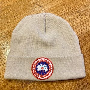 Tan Canada Goose Beanie Unisex